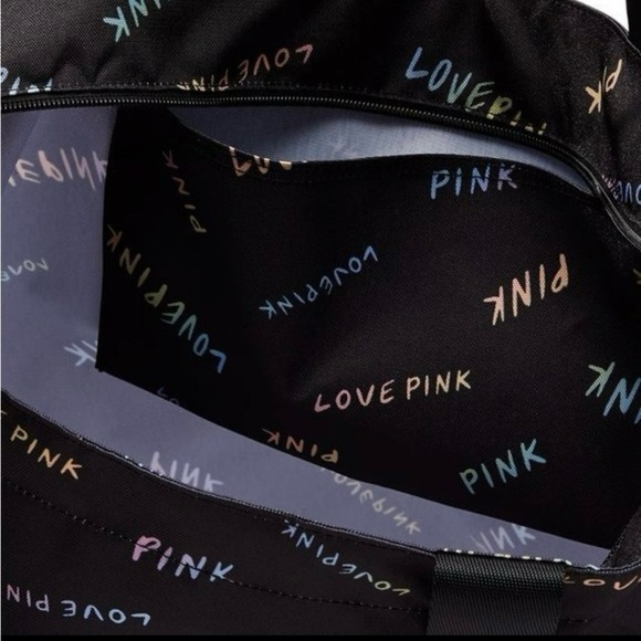 NWT PINK Victoria's Secret Weekender Tote Bag - Picture 4 of 4